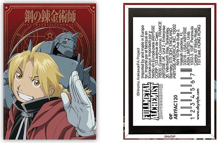 Produktbild ABYstyle Full Metal Alchemist - Edward & Alphonse Elric (4x)