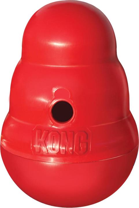 KONG Wobbler - Interaktives Hundespielzeug für Leckerliausgabe (Futterspielzeug Hund)