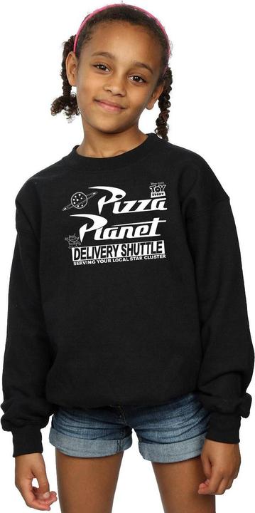 Produktbild Disney Toy Story Pizza Planet Logo Sweatshirt Mädchen (128)