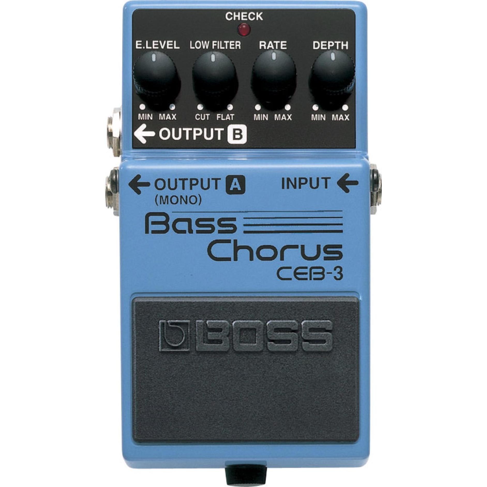 BOSS (Electronics) Coro per basso CEB-3 (Spigola), Pedale effetto, Blu