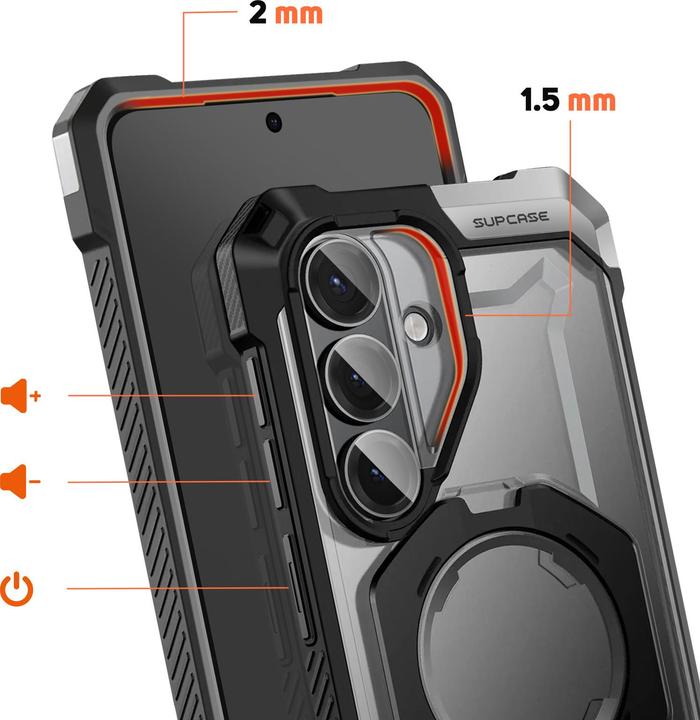 Actual product image Supcase Ub Grip Mag Magsafe Galaxy S26 Schwarz (Samsung Galaxy S26)