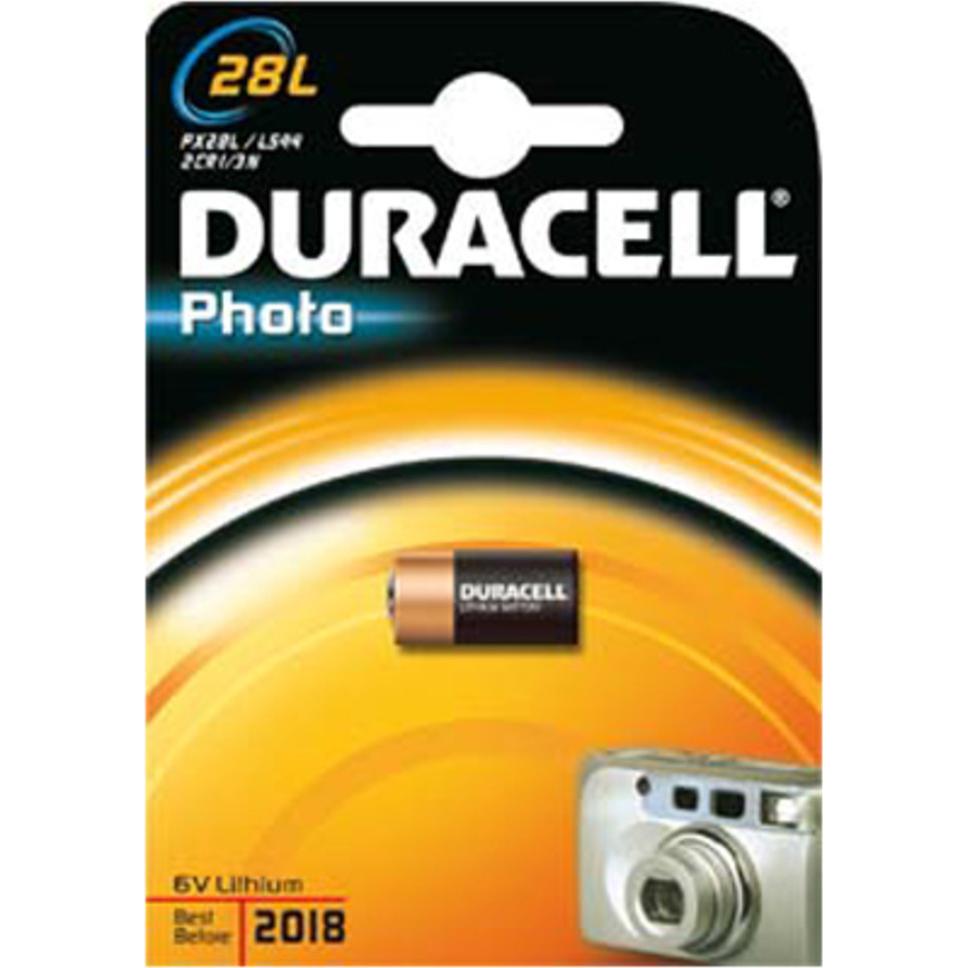 Duracell Lithium Fotobatterie, PX28L, 6 V, 200 mAh (1 Stk., 200 mAh), Batterien + Akkus