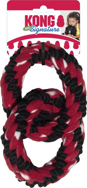 Produktbild KONG Signature Rope Double Ring Tug (Zerrspielzeug Hund)