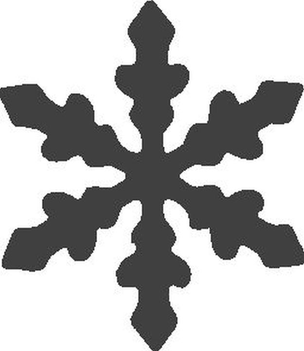 Actual product image Heyda Motif punch for cardboard up to 220g/sqm large snowflake approx. 25x25mm