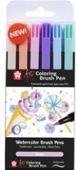 Produktbild Sakura Koi Coloring Brush Pen set Sweets | 6 colours (Mehrfarbig, 6 x)