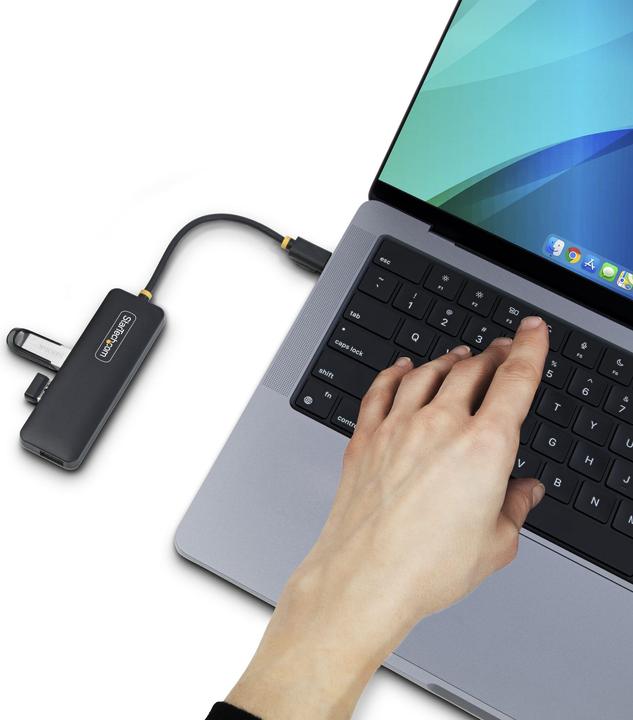 Immagine prodotto StarTech 4-Port USB-C Hub 5gbps Portable Powered Nms Ns Ctlr (USB-C, 4 porte)