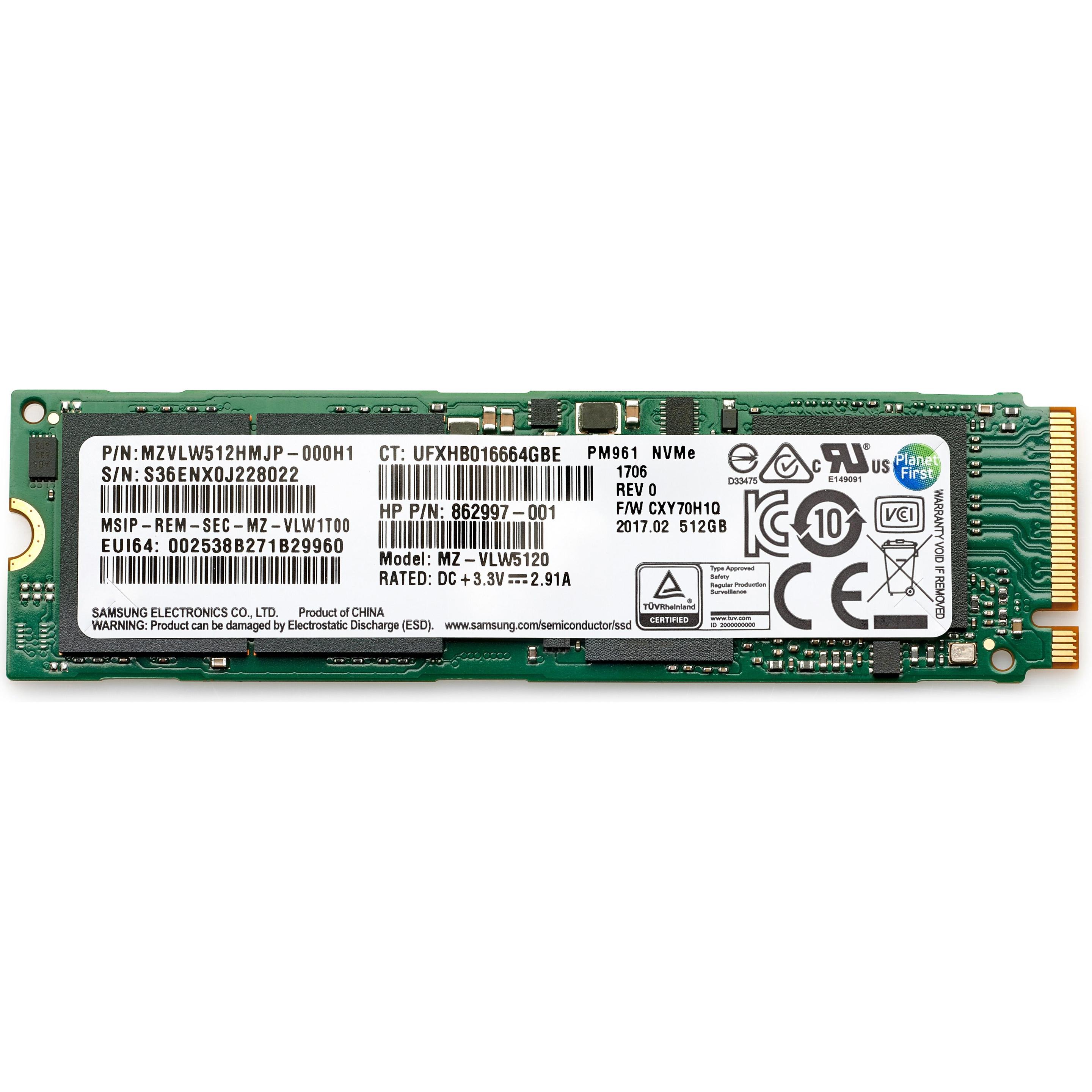 HP 406L8AA (512 GB, M.2 2280), SSD