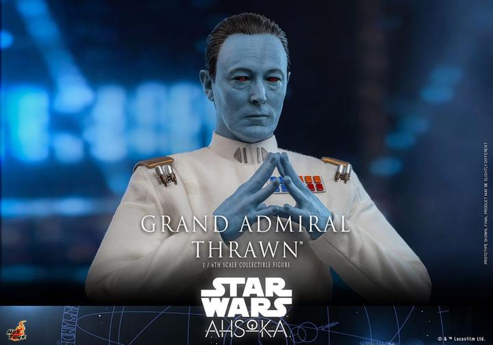 Actual product image Hot Toys Star Wars: Ahsoka Action Figure 1/6 Grand Admiral Thrawn 32 cm
