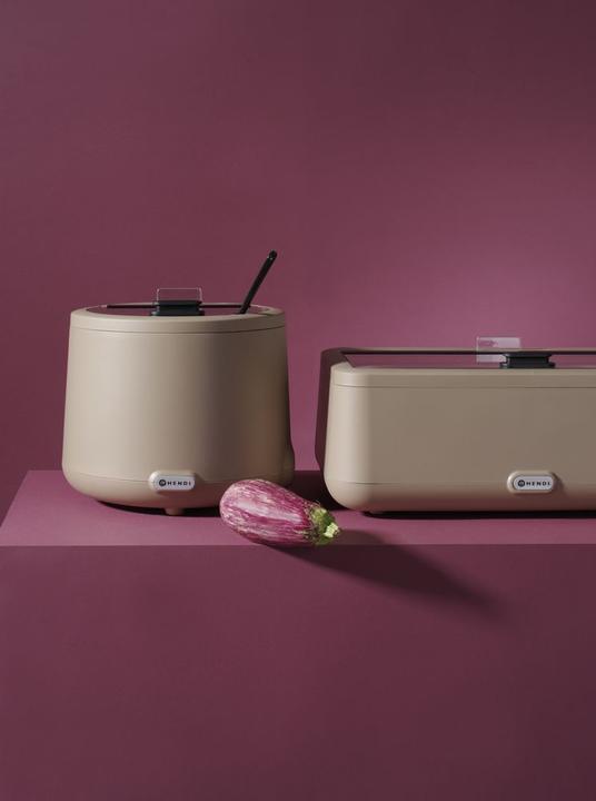 Produktbild Hendi Suppenkessel UNIQ,, 8L, Beige, 220-240V/500W, ⌀365x(H)325mm