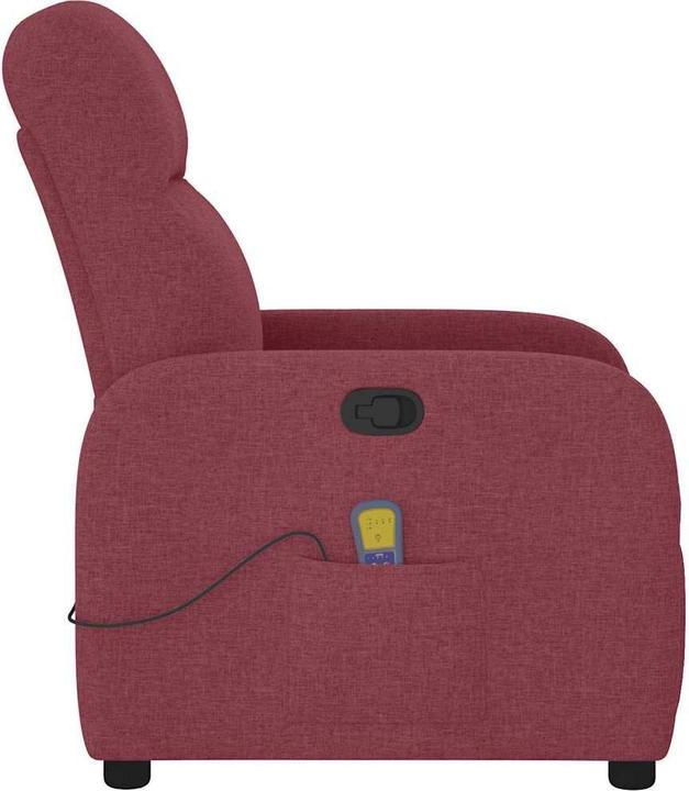Immagine prodotto vidaXL Sedia da massaggio in tessuto rosso vino