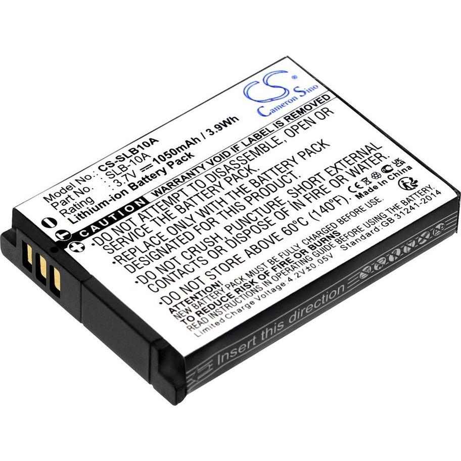 CS Cameron Sino Battery for SLB-10A replacement battery (Batteria della fotocamera), Alimentatore fotocamera
