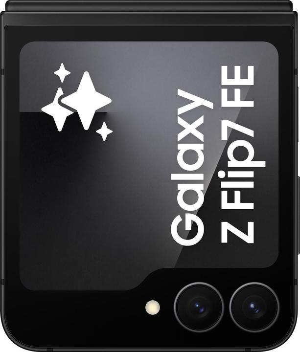 Actual product image Samsung Galaxy Z Flip7 FE (128 GB, Black, 6.70", SIM + eSIM, 5G)