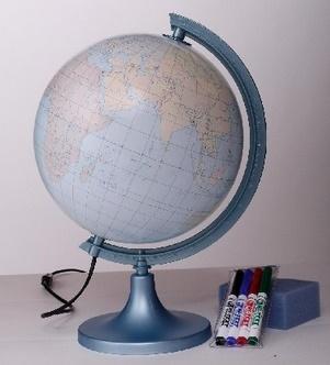 Image du produit Zachem Globe 250, contour avec explication, éclairage (25 cm)