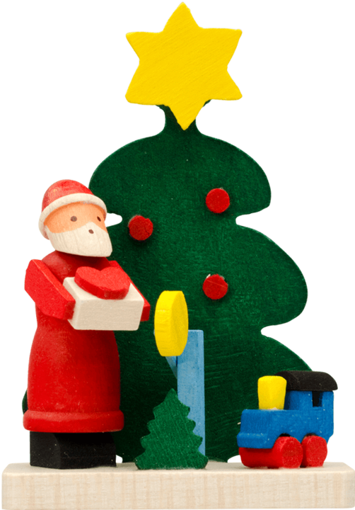 Produktbild Graupner Weihnachtsbaumschmuck «Weihnachtsmann mit Eisenbahn»