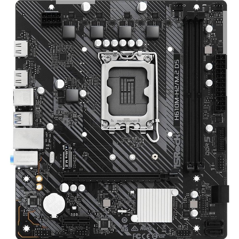 AsRock H610M-H2/M.2 D5 (LGA 1700, Intel H610, mATX), Mainboard