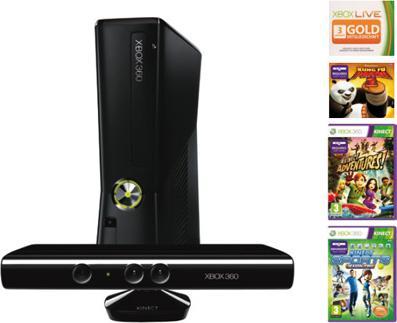 Microsoft Xbox 360, 250GB Holiday Value Bundle & Sports Season 2 -D-