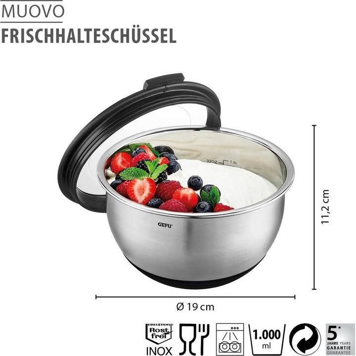 Actual product image GEFU Bowl MUOVO (16 cm, 1 l, 1x)