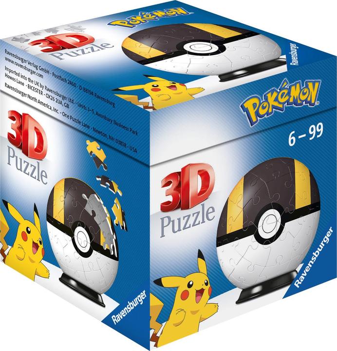 Produktbild Ravensburger Pokémon Pokéballs Hyperball (54 Teile)