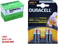 Actual product image Duracell Alkaline Batterie "simply" Micro AAA, 4er Blister (4 pcs., AAA)