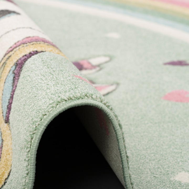 Produktbild Pergamon Kinder Teppich Maui Kids Einhorn Pastell (200 x 290 cm)