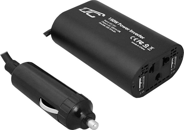 Immagine prodotto LTC Inverter di potenza in entrata: 12V DC Uscita: 230V/50Hz, 150W + 2xUSB 5V/2.4A