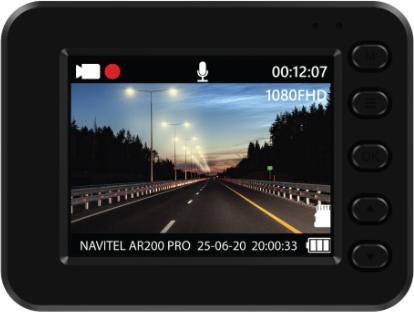 Produktbild Navitel Ar200 Pro (Akku, Eingebautes Display, WLAN, Nachtsicht, GPS-Empfänger, Beschleunigungssensor, Eingebautes Mikrofon, Full HD)