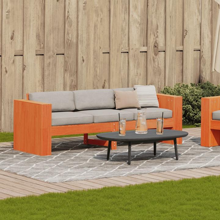 Actual product image vidaXL Garden sofa 3-seater