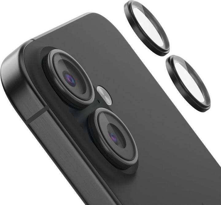 Image du produit Belkin 1x2 Kameralinsenschutz TempGlass iPhone 16/16 Plus (2 pcs, Apple iPhone 16, Apple iPhone 16 Plus)