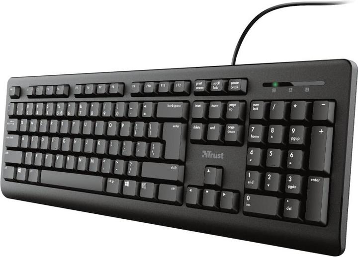 Immagine prodotto Trust Tastiera Primo USB QWERTY US English Nero (US, Cablato)
