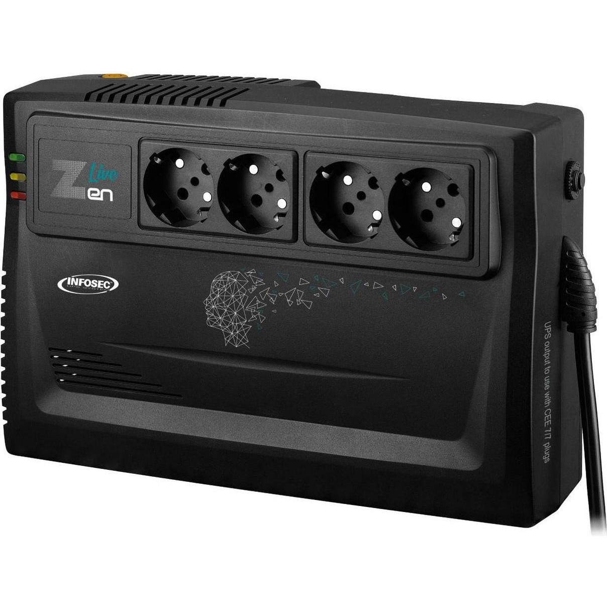 Infosec Zen Live 800 (800 VA, 480 W) (66083)