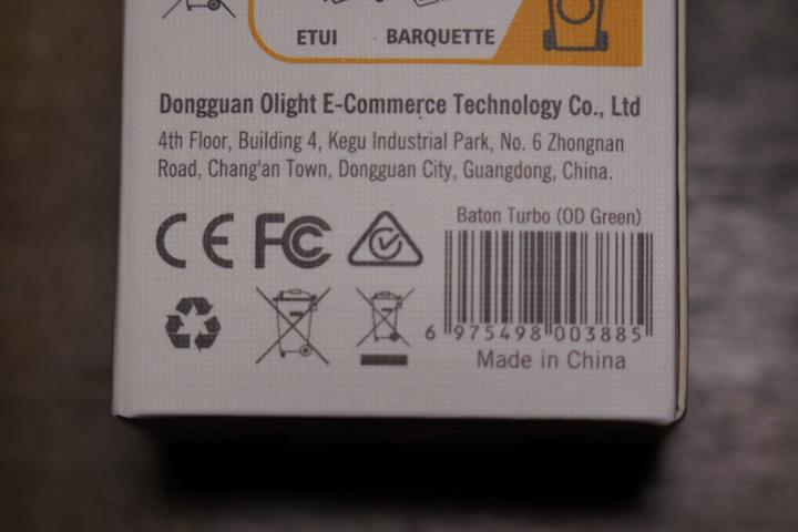 Productafbeelding Olight Baton Turbo Zaklamp werkt op een accu LED 1000 lm 60 h 91 g (12.50 cm, 1000 lm)