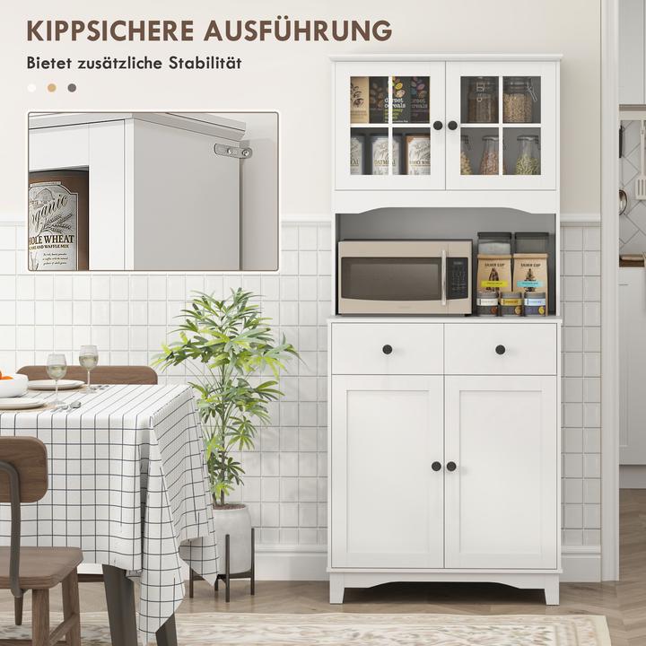 Image du produit Homcom Küchenschrank (74.5 x 40 x 172 cm)