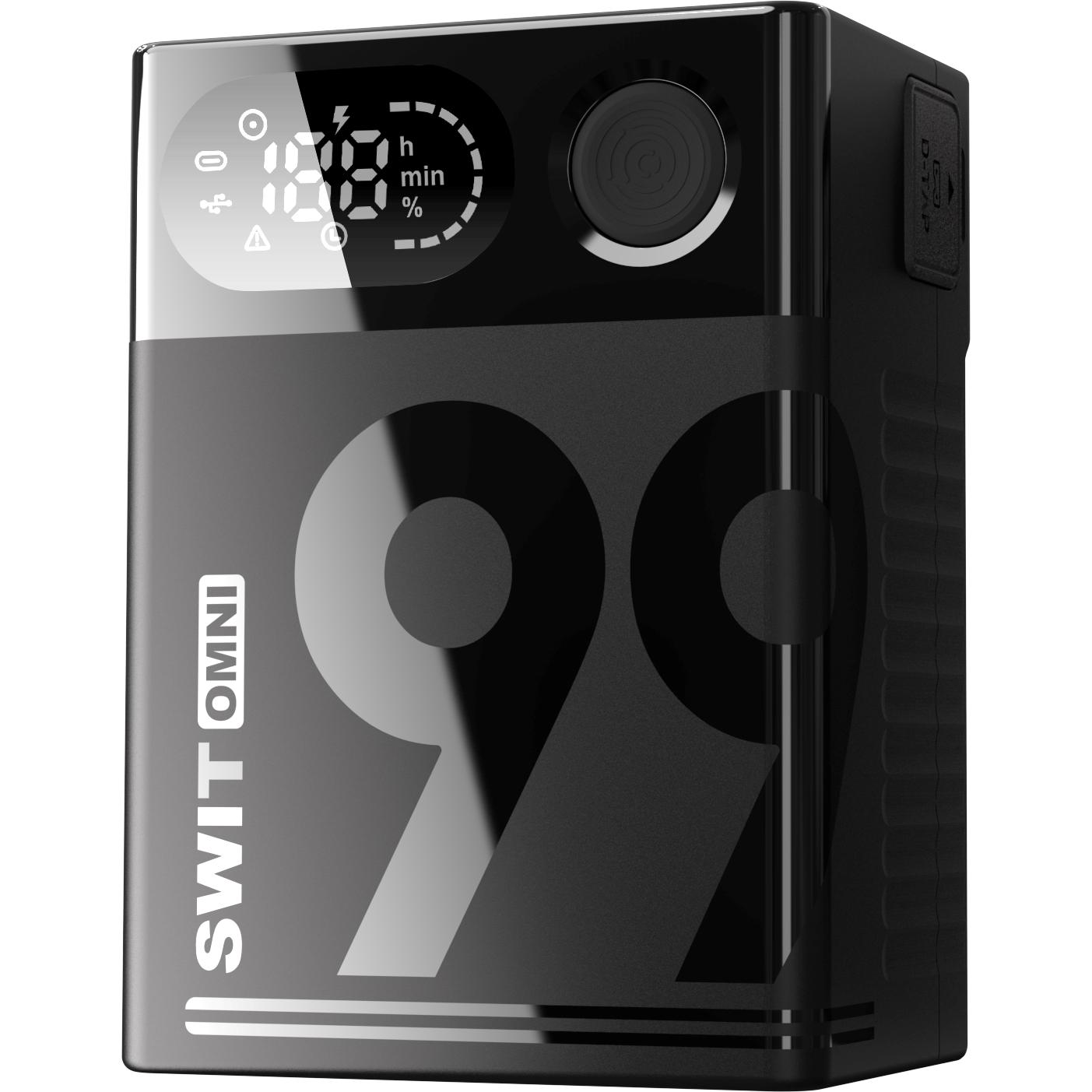 Swit OMNI-99S 99Wh 150W ad alto carico Mini batteria professionale con USB-C per laptop e display LCD, Batterie + pile