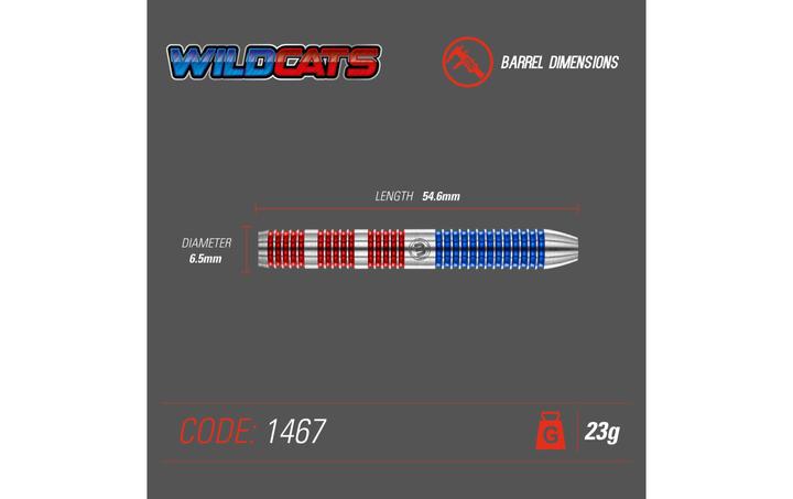 Produktbild Winmau Steeldart Wildcats 1467-23g (23 g)