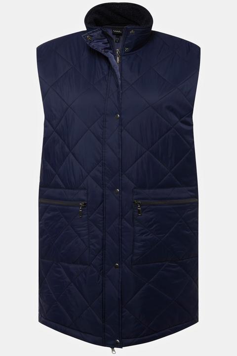 Actual product image Ulla Popken Oversized Quilted Vest (54)