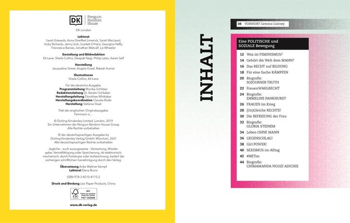 Produktbild Kernfragen. Feminismus (Deutsch, Alexandra Black, Laura Buller, 2021)