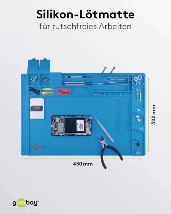 Produktbild Goobay Silikon-Lötmatte (Ablage)