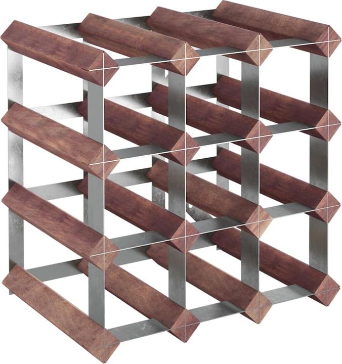 Image du produit VidaXL Weinregal (32,5 x 22,5 x 32,5 cm, 12 Fl.)