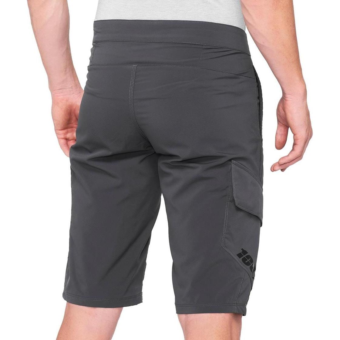 Thumbnail - 100%, Herren, Velohosen, MTB WEAR Unisex Ridecamp Charcoal-34 Shorts, Kohlegrau (Schwarz), 34 (34), Grau, 34
