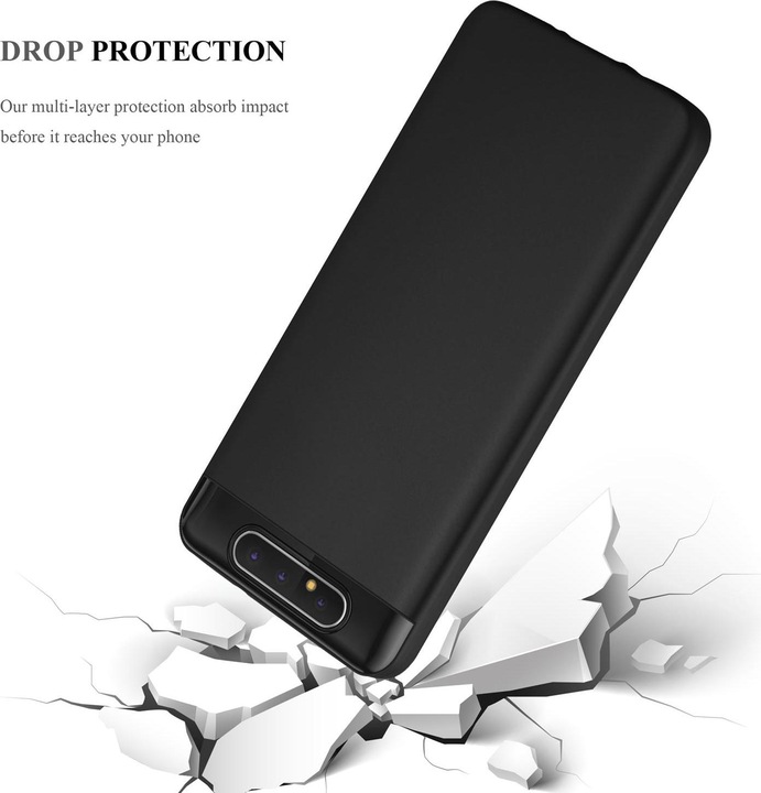 Produktbild Cadorabo TPU Matt Metallic Cover (Samsung Galaxy A80)