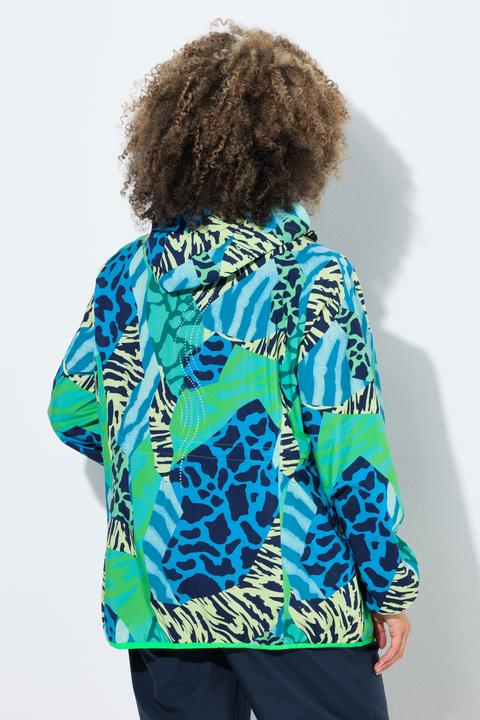 Actual product image Ulla Popken Animal Print Rain Jacket (50, 52)
