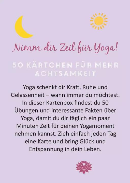 Image du produit 50 Tage mit Yoga (Allemand, 2021)