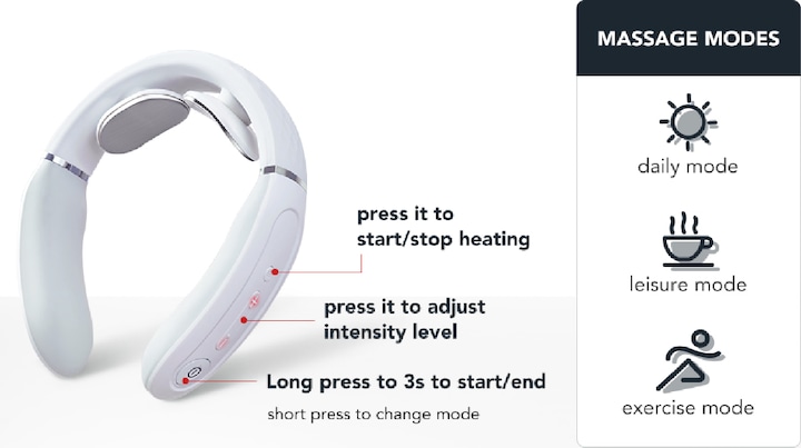 Actual product image SKG Neck massager