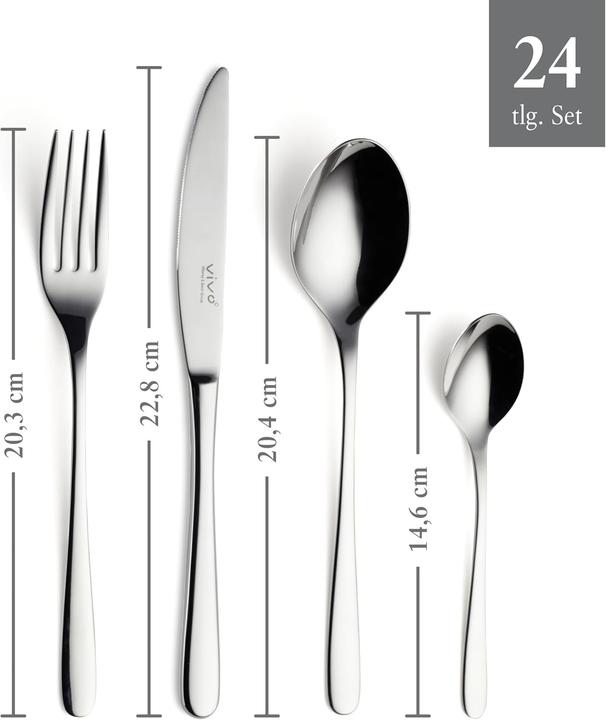 Produktbild Vivo by Villeroy & Boch New Fresh Basic (24 Stk., Besteck Set)