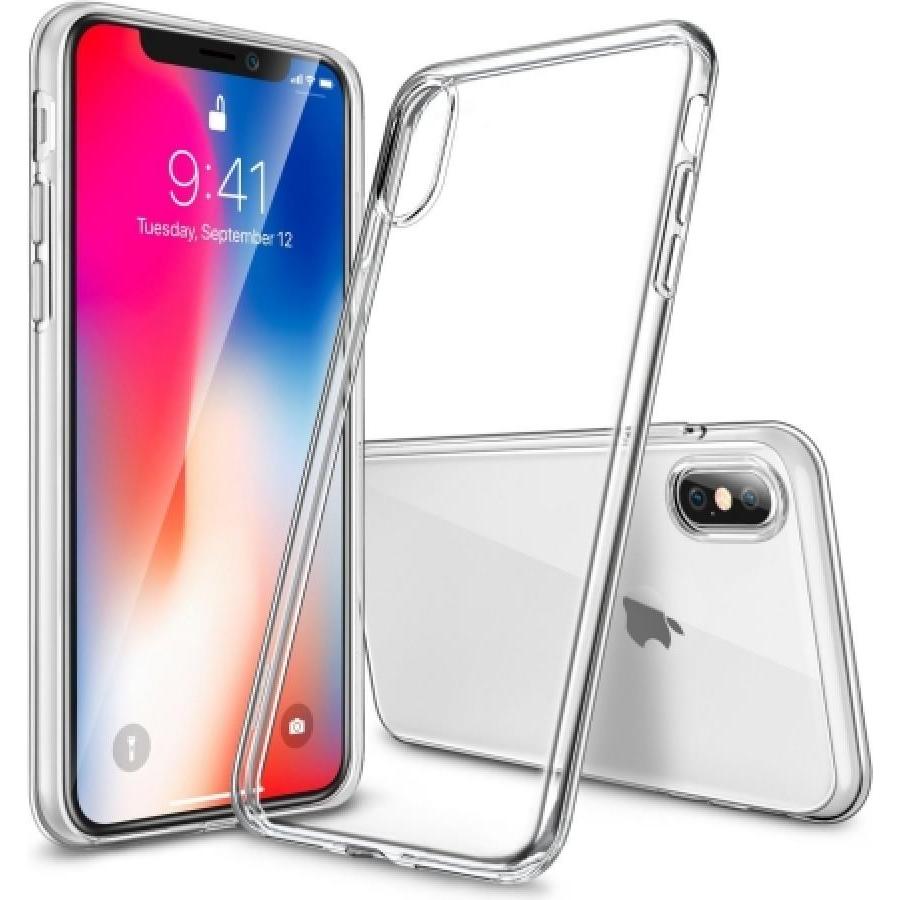 Screenguard Apple iPhone XS Flexible TPU Clear Case (Apple iPhone XS), Smartphone Hülle, Transparent