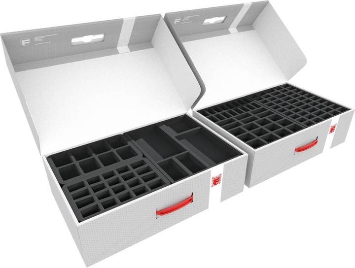 Image du produit Feldherr TRA06 - Transporteur avec 2 boîtes de rangement XL pour plus de 540 figurines et accessoires (Mousse)