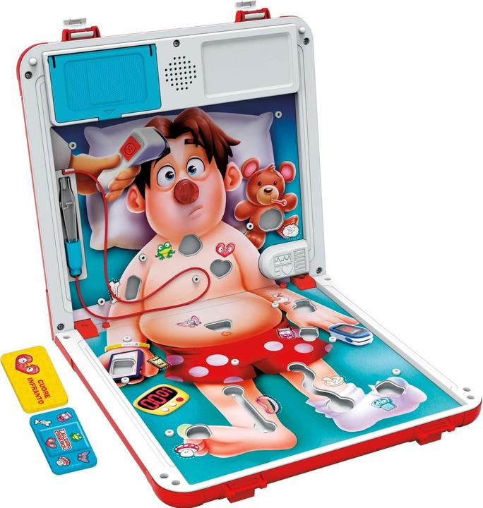 Actual product image Hasbro Gaming Doktor Bibber elektronisches Brettspiel in einer Tragebox (German)