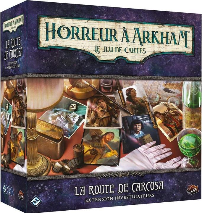 Actual product image FFG Horreur à Arkham : Le Jeu de Cartes - La Route de Carcosa - Extension Investigateurs (French)