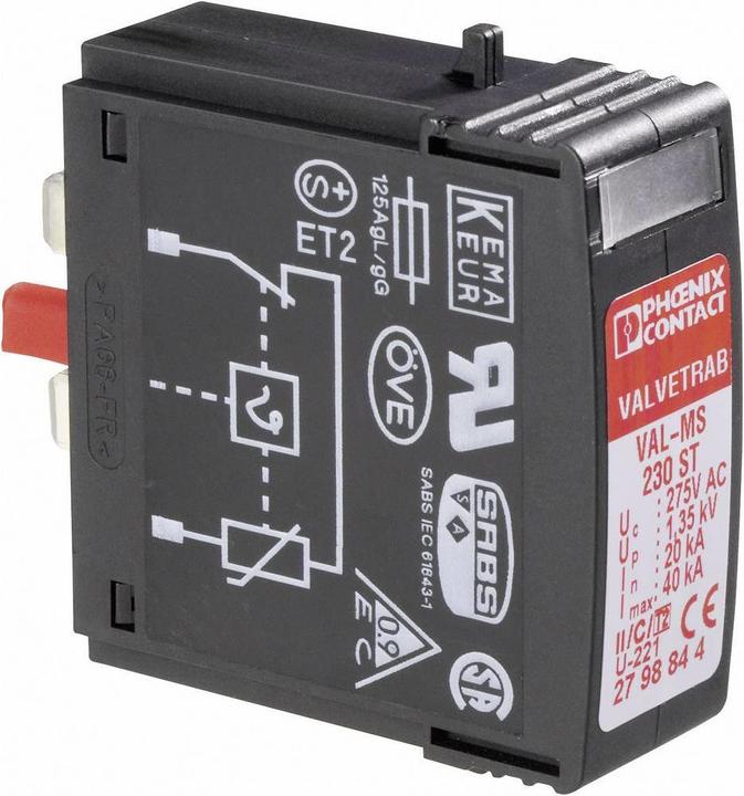 Actual product image Phoenix Contact Surge protection arrester pluggable