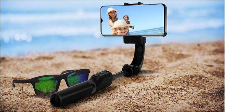 Produktbild Akashi Gimbal Selfie Stick und Klappstativ